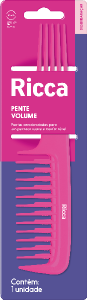Pente P/ Cabelo Ricca P/ Volume Color Ref 975