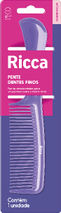 Pentes P/ Cabelo Ricca Dentes Finos Color Ref 995