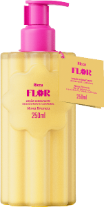 Loção Hidratante Desodorante Corporal Ricca Flor Rosa Branca 250ml