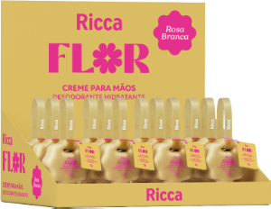 Creme Desodorante Hidratante  P/ Mãos Ricca Flor Branca 50g