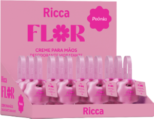 Creme Desodorante Hidratante  P/ Mãos Ricca Flor Peônia 50g