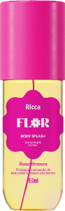 Body Splash Desodorante Colônia Ricca Flor Rosa Branca 150ml
