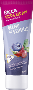 Hidratante Facial Ricca Hidra Berry C/ Blend De Berries 50g