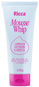 Sabonete Facial Espumado Ricca Whip 120g