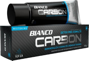Creme Dental Bianco Carbon C/ Detox Pró Esmalte 100g