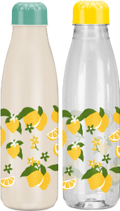 Garrafa Squeeze Paris Pet 1l Limão Siciliano Plasduran Ref 471449
