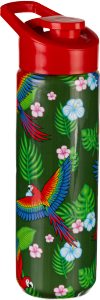 Garrafa Squeeze Innovare Sleeve Brasilidades  700ml Araras Plasduran Ref 471487
