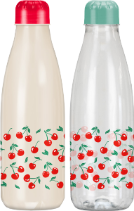 Garrafa Squeeze Paris Pet 600ml Cereja Plasduran Ref 471491