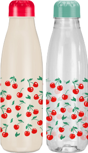 Garrafa Squeeze Paris Pet 1l Cereja Plasduran Ref 471577