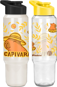Garrafa Squeeze Console 1l Capivara Plasduran Ref 471586