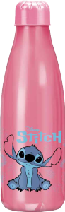 Garrafa Squeeze Paris Stitch Pet 600ml Rosa Plasduran Ref 470332/1