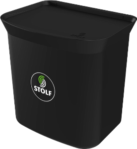 Lixeira Smart 2,5l Preto Stolf Ref 1568p