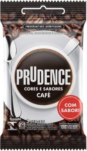 Preservativo Prudence Cores E Sabores Café 3 Unidades