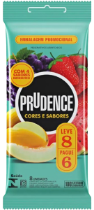 Preservativo Prudence Cores E Sabores L8p6