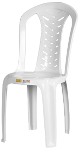 Cadeira Stylus Plástico C40x L41x A89cm Branca Rischioto Ref 2030