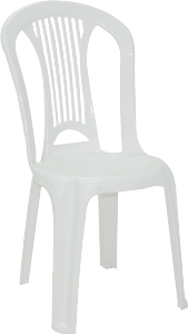Cadeira Bistrô Atlândida C52x L44x A89cm Branca Tramontina Delta Ref 92013/010