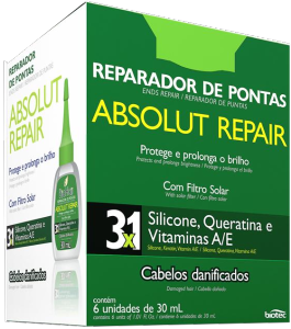 Reparador De Pontas Biohair Absolut Repair 30ml Display C/ 6 Unidades
