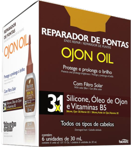 Reparador De Pontas Biohair Ojon Oil 30ml Display C/ 6 Unidades