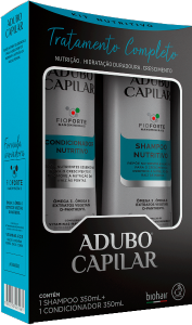 Kit Shampoo Condicionador Adubo Capilar Nutritivo 350ml