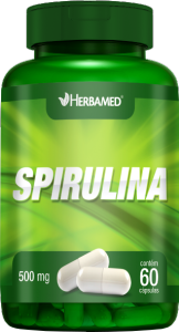 Spirulina 500mg 60 Cápsulas Herbamed