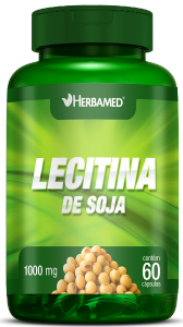 Lecitina De Soja 1000mg 60 Cápsulas Herbamed