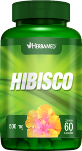 Hibisco 500mg 60 Cápsulas Herbamed