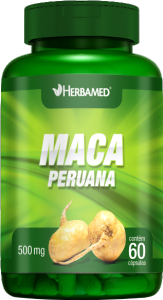 Maca Peruana 500mg 60 Cápsulas Herbamed