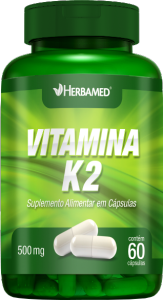 Vitamina K2 500mg 60 Cápsulas Herbamed