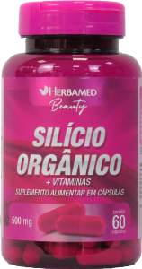 Silício Orgânico 500mg 60 Cápsulas Herbamed Beauty