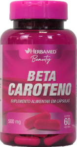 Beta Caroteno 500mg 60 Cápsulas Herbamed Beauty