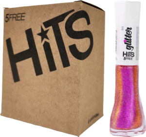 Esmalte Hits Glitter Diamente Legado 8ml C/ 6 Unidades