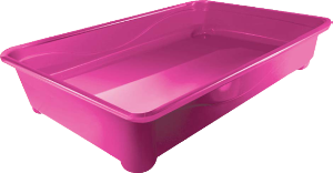 Banheiro Para Gato Pop C40 X L26 X A8cm Rosa Furacão Pet Ref 0698