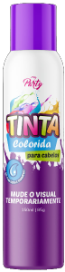 Tinta Spray Temporária My Party Violeta P/ Cabelo 150ml