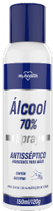 Álcool Spray Aerosol 70% Myhealth Antisséptico 120g