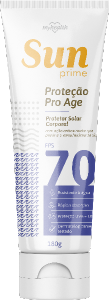 Protetor Solar Loção  Sun Prime Pro Age Fps 70 180g