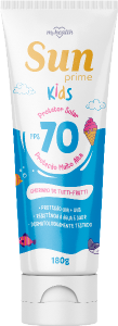 Protetor Solar Loção  Sun Prime Fps 70 Kids Cheirinho De Tutti-Frutti 180g