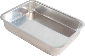 Assadeira Alumínio Retangular Alta Nº 2 2,8l (C32,9x L23,4x A5,5cm) Polido Mr. Cook Ref 1040000003