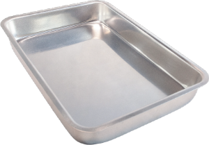 Assadeira Alumínio Retangular Alta Nº 4 4,7l (C40,9x L29,4x A5,5cm) Polido Mr. Cook Ref 1040000006
