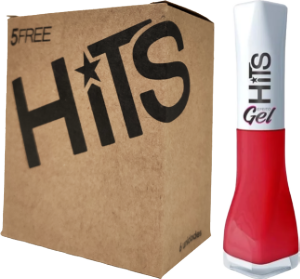 Esmalte Hits Cremoso Beijo Que Cola 8ml C/ 6 Unidades