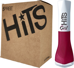 Esmalte Hits Cremoso Taça De Vinho 8ml C/ 6 Unidades