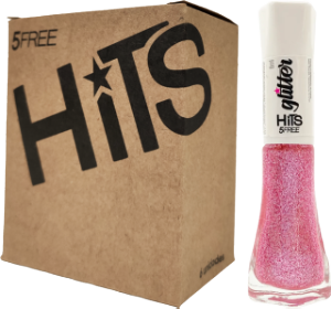 Esmalte Hits Glitter Caracas 8ml C/ 6 Unidades