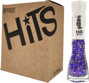 Esmalte Hits Glitter Paris 8ml C/ 6 Unidades