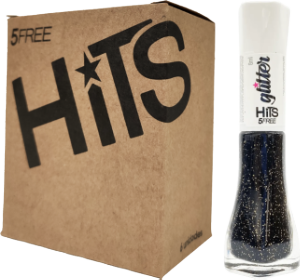 Esmalte Hits Glitter Roma 8ml C/ 6 Unidades