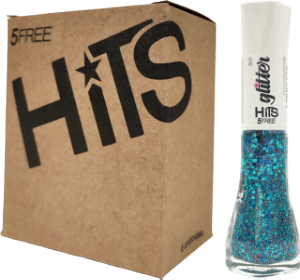 Esmalte Hits Glitter Tóquio 8ml C/ 6 Unidades