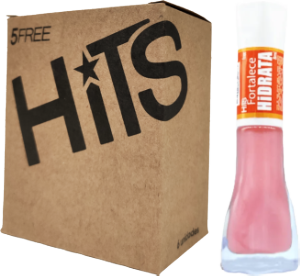 Esmalte Hits Fortalece Hidrata 8ml C/ 6 Unidades