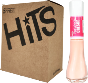 Esmalte Hits Fortalece Cresce 8ml C/ 6 Unidades