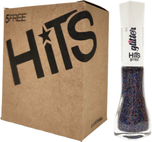 Esmalte Hits Glitter Londres 8ml C/ 6 Unidades