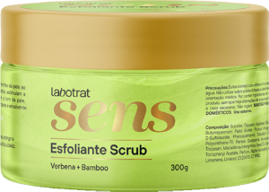 Esfoliante P/ Rosto E Corpo Scrub Sens Verbena + Bambo 300g
