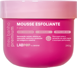 Mousse Esfoliante Labotrat Labopop It Girl 240ml