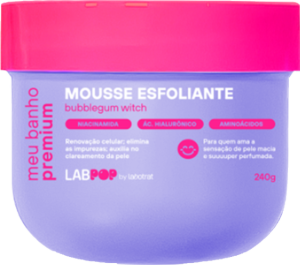 Mousse Esfoliante Labotrat Labpop Bubblegum Witch 240g